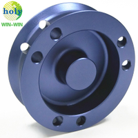 OEM Aluminum 6061 Royal Blue CNC Turning Parts Axle Spacer