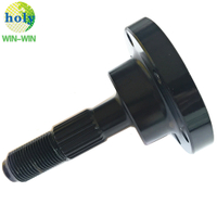 4340 Steel CNC Turning Parts Stub Axle Black Zinc Plating