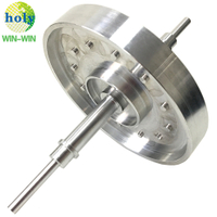 OEM Precision 7075 Aluminum CNC Turning Parts Electrical Machinery Rotor