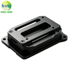 CNC Machining 6061 T6 Aluminum Gimbal Hinge Bracket 5 Axis Milling Black Anodized UAV Drone Camera Mount Support Arm
